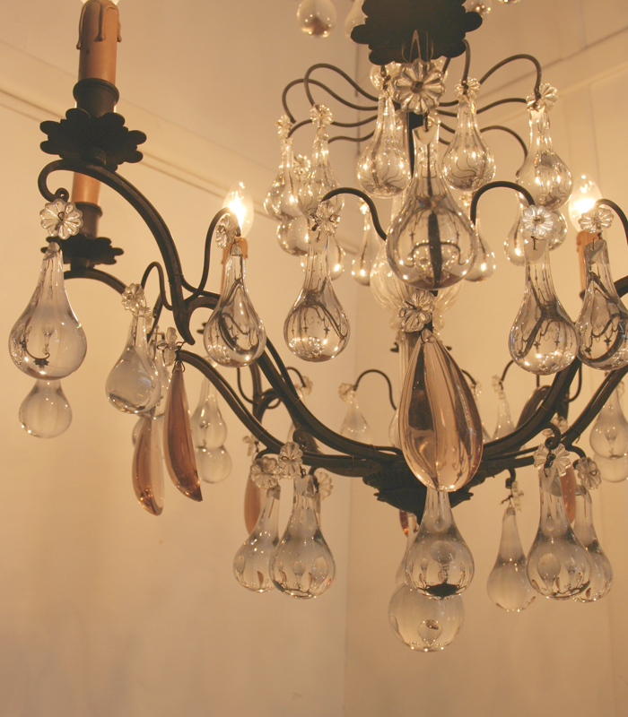 Stunning Tear Drop Chandelier Haunt Antiques for the Modern Interior